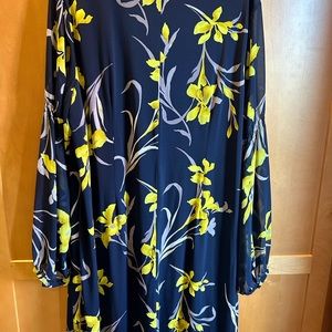 Women’s Est. 1946 Navy Blue Floral Dress 18W
